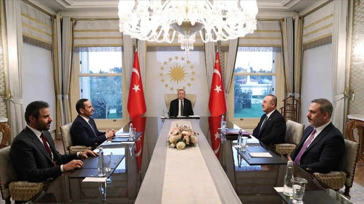 Cumhurbaşkanı Erdoğan, Katar Dışişleri Bakanı Sani'yi bildirme etti